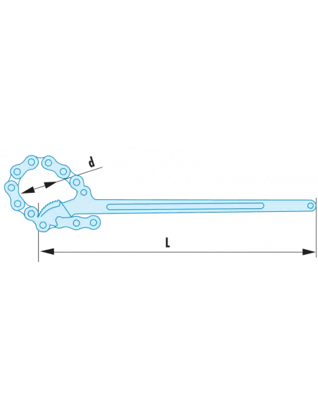 136A-137A.SR - Clés Serre-tubes à Chaîne ADF - 137A.6PSR - Facom | IFD Outillage 2 136A-137A.SR - Clés Serre-tubes à Chaîne ADF - 137A.6PSR - Facom | IFD Outillage – Image 2