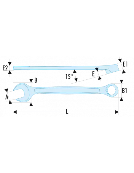 440 - Clés Mixtes Métriques - 440.10 - Facom | IFD Outillage 2 440 - Clés Mixtes Métriques - 440.10 - Facom | IFD Outillage – Image 2
