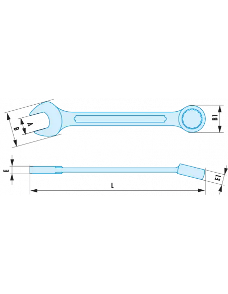 440.SR - Clés Mixtes En Pouces ADF - 440.1/4SR - Facom | IFD Outillage 2 440.SR - Clés Mixtes En Pouces ADF - 440.1/4SR - Facom | IFD Outillage – Image 2