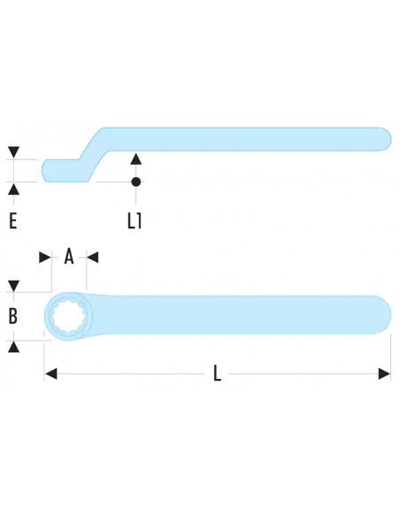 55.AVSE - Clés Polygonales Contrecoudées Isolées 1000 Volts Série VSE - 55.15AVSE - Facom | IFD Outillage 2 55.AVSE - Clés Polygonales Contrecoudées Isolées 1000 Volts Série VSE - 55.15AVSE - Facom | IFD Outillage – Image 2