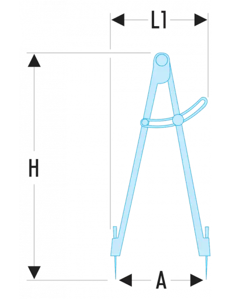 823 - Compas 1/4 De Cercle - 823.25 - Facom | IFD Outillage 2 823 - Compas 1/4 De Cercle - 823.25 - Facom | IFD Outillage – Image 2