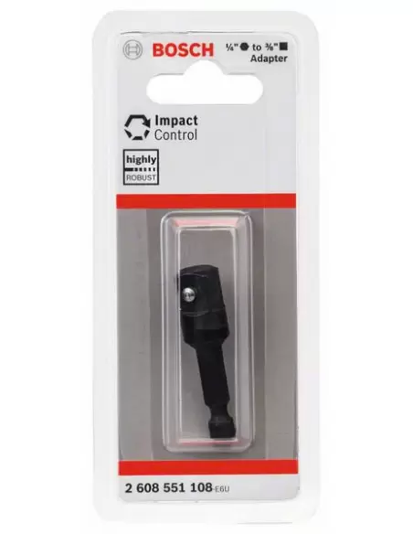 Adaptateur Pour Douilles Adaptables 3/8 Emmanchement Hexagonal 50 Mm | 2608551108 - Bosch | IFD Outillage 2 Adaptateur Pour Douilles Adaptables 3/8 Emmanchement Hexagonal 50 Mm | 2608551108 - Bosch | IFD Outillage – Image 2