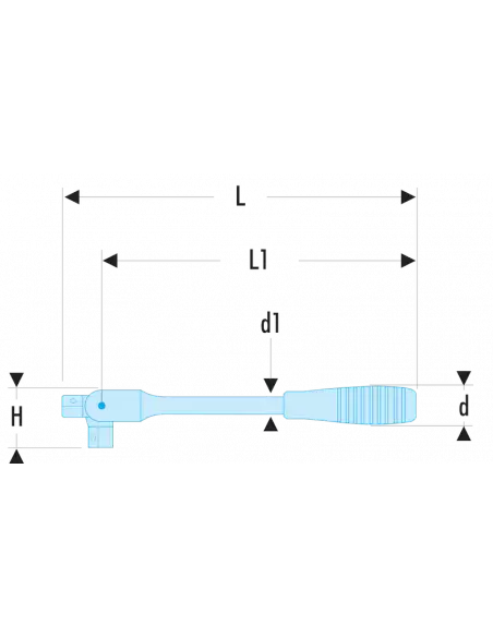 Barre Articulée 3/8" - J.140A - Facom | IFD Outillage 2 Barre Articulée 3/8" - J.140A - Facom | IFD Outillage – Image 2