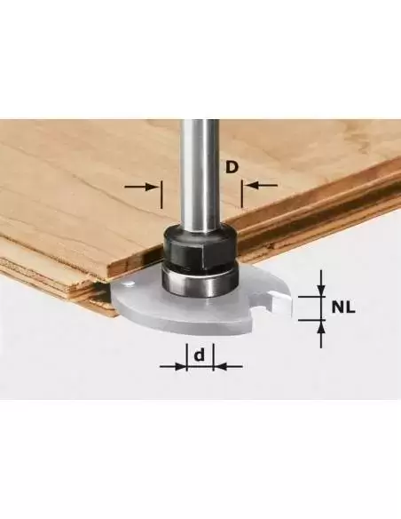 Broche Porte-fraise S8 1,5-5 KL16 - Festool | IFD Outillage 1 Broche Porte-fraise S8 1,5-5 KL16 - Festool | IFD Outillage