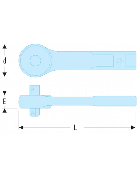 Carrés Conducteurs - Attachement 20 X 7 Mm - J.203E - Facom | IFD Outillage 2 Carrés Conducteurs - Attachement 20 X 7 Mm - J.203E - Facom | IFD Outillage – Image 2