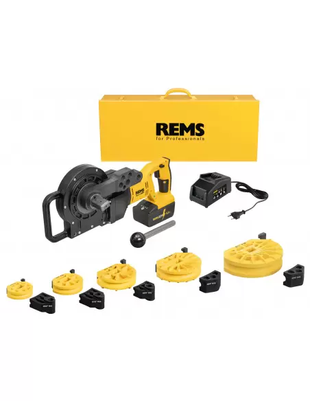 Cintreuse Sur Batterie Akku-Curvo 22V Li-Ion Set 3/8" | 1/2" | 5/8" | 3/4" | 7/8" - 580066R220 - REMS | IFD Outillage 1 Cintreuse Sur Batterie Akku-Curvo 22V Li-Ion Set 3/8" | 1/2" | 5/8" | 3/4" | 7/8" - 580066R220 - REMS | IFD Outillage