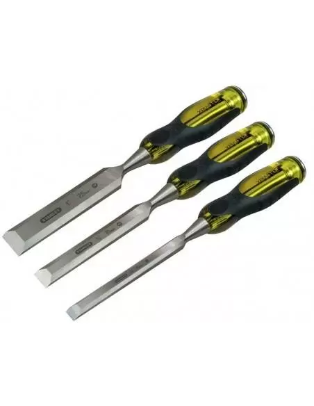 Ciseau à Bois Coffret 3 Pièces Fatmax - 2-16-270 - Stanley | IFD Outillage 1 Ciseau à Bois Coffret 3 Pièces Fatmax - 2-16-270 - Stanley | IFD Outillage