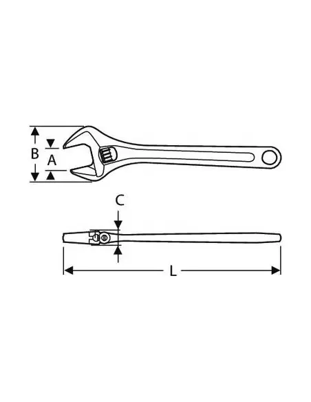 Clé à Molette 250 Mm | E187470 - Expert By Facom | IFD Outillage 2 Clé à Molette 250 Mm | E187470 - Expert By Facom | IFD Outillage – Image 2