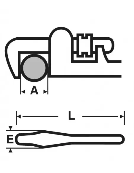 Clé Stillson Acier 8" | 012520 - Virax | IFD Outillage 2 Clé Stillson Acier 8" | 012520 - Virax | IFD Outillage – Image 2