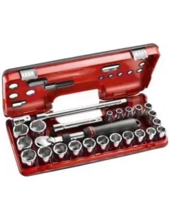 Coffret DBOX Cliquet Extensible 1/2” - Douilles 1/2" 6 Pans Métriques - SXL.DBOX2 - SXL.DBOX2 - Facom | IFD Outillage