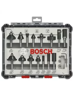Coffret De 15 Fraises Mixtes à Queue De 8mm - 2607017472 - Bosch | IFD Outillage