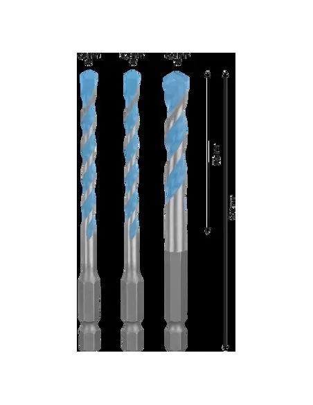 Coffret De 3 Forets EXPERT HEX-9 ⌀ 5/6/8 Mm | 2608900584 - Bosch | IFD Outillage 2 Coffret De 3 Forets EXPERT HEX-9 ⌀ 5/6/8 Mm | 2608900584 - Bosch | IFD Outillage – Image 2