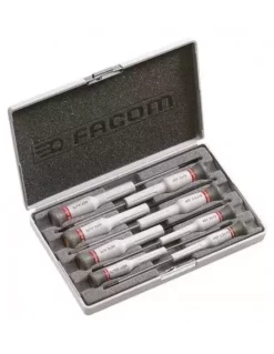 Coffret De 8 Tournevis Micro-Tech® Fente - Phillips® - Pozidriv® - AEF.J6 - Facom | IFD Outillage