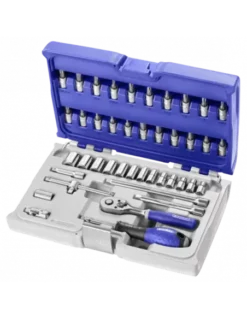 Coffret De Douilles Et Accessoires 1/4" Métriques - 42 Pièces | E030702 - Expert By Facom | IFD Outillage