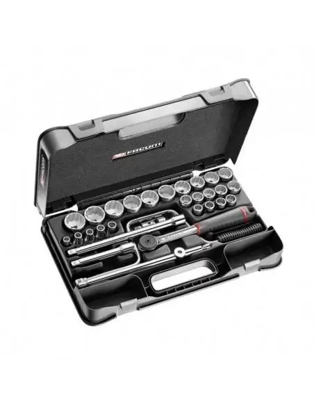 Coffret Douilles 1/2" 12 Pans Métriques - 30 Pièces - S.161-5P12 - S.161-5P12 - Facom | IFD Outillage 1 Coffret Douilles 1/2" 12 Pans Métriques - 30 Pièces - S.161-5P12 - S.161-5P12 - Facom | IFD Outillage