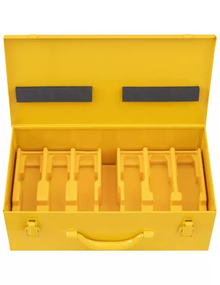 Coffret Métallique De Rangement Pour 6 Mâchoires à Sertir | 570295 R - REMS | IFD Outillage 1 Coffret Métallique De Rangement Pour 6 Mâchoires à Sertir | 570295 R - REMS | IFD Outillage