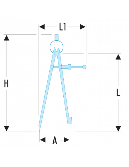 Compas Porte-crayon - DELA.1905.05 - Facom | IFD Outillage 2 Compas Porte-crayon - DELA.1905.05 - Facom | IFD Outillage – Image 2