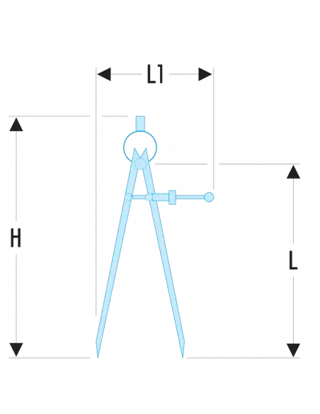 DELA.1901 - Compas à Pointes Sèches - DELA.1901.05 - Facom | IFD Outillage 2 DELA.1901 - Compas à Pointes Sèches - DELA.1901.05 - Facom | IFD Outillage – Image 2