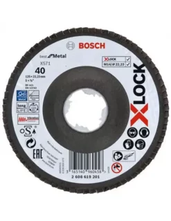 Disque à Lamelles 125mm X-LOCK X571 Best For Metal - 2608619201 - Bosch | IFD Outillage