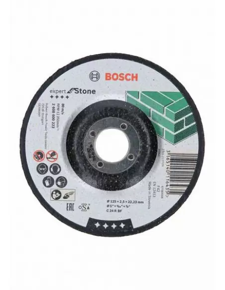 Disque à Tronçonner à Moyeu Déporté Expert For Stone (pierre) 125x2.5 Mm | 2608600222 - Bosch | IFD Outillage 1 Disque à Tronçonner à Moyeu Déporté Expert For Stone (pierre) 125x2.5 Mm | 2608600222 - Bosch | IFD Outillage