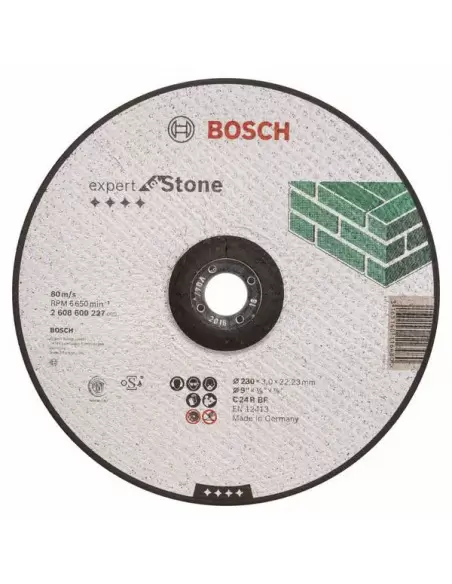 Disque à Tronçonner à Moyeu Déporté Expert For Stone (pierre) 230x3.0 Mm | 2608600227 - Bosch | IFD Outillage 1 Disque à Tronçonner à Moyeu Déporté Expert For Stone (pierre) 230x3.0 Mm | 2608600227 - Bosch | IFD Outillage