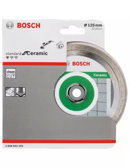 Disque à Tronçonner Diamanté 125x1.6x22.23 Mm Standard For Ceramic | 2608602202 - Bosch | IFD Outillage 2 Disque à Tronçonner Diamanté 125x1.6x22.23 Mm Standard For Ceramic | 2608602202 - Bosch | IFD Outillage – Image 2