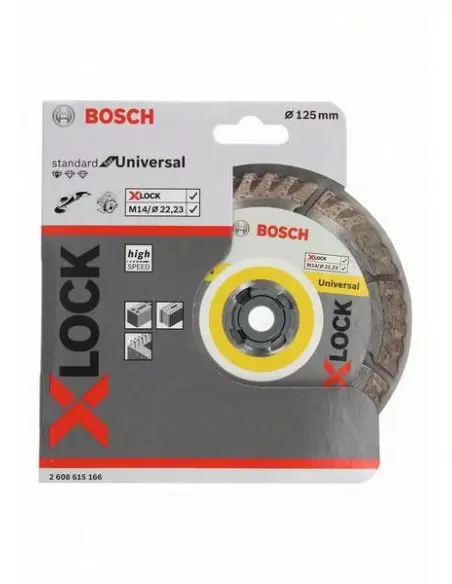 Disque à Tronçonner Diamantés X-LOCK Universal 125x22.23x2x10 Mm - 2608615166 - Bosch | IFD Outillage 2 Disque à Tronçonner Diamantés X-LOCK Universal 125x22.23x2x10 Mm - 2608615166 - Bosch | IFD Outillage – Image 2