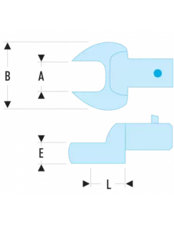 FACOM Soldes -FACOM Soldes embouts a fourche metriques attachement 14 x 18 mm 1130 facom 1