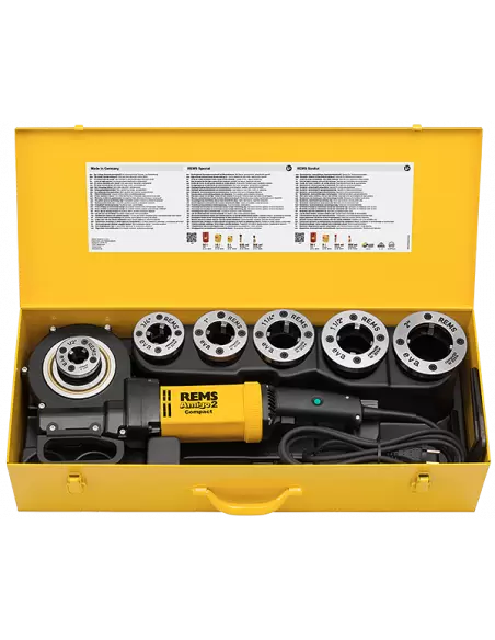 Filière électrique Amigo 2 COMPACT Set R 1/2 à 2" | 540024 R220 - REMS | IFD Outillage 2 Filière électrique Amigo 2 COMPACT Set R 1/2 à 2" | 540024 R220 - REMS | IFD Outillage – Image 2