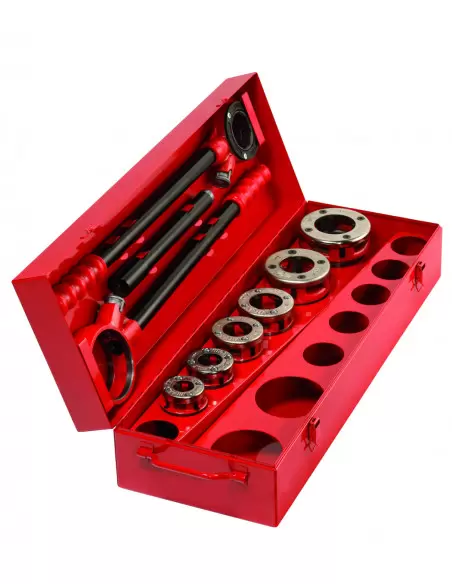 Filière Manuelle à Têtes Interchangeables 1/2-2'' BSPT Droite | 136280 - Virax | IFD Outillage 2 Filière Manuelle à Têtes Interchangeables 1/2-2'' BSPT Droite | 136280 - Virax | IFD Outillage – Image 2