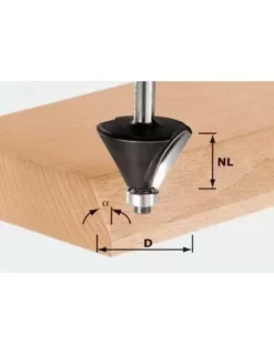 Fraise à Chanfreiner HW Avec Queue De 12mm HW S12 D55/20/45° - Festool | IFD Outillage