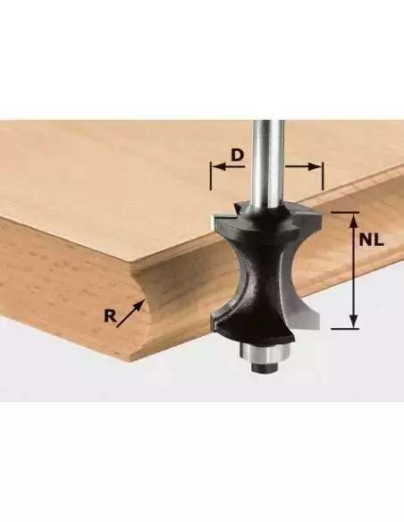 Fraise à Moulurer Demi-lune HW Avec Queue De 8mm HW S8 D30/28 - Festool | IFD Outillage 1 Fraise à Moulurer Demi-lune HW Avec Queue De 8mm HW S8 D30/28 - Festool | IFD Outillage