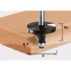 Fraise à Moulurer HW Avec Queue De 8mm HW S8 D16,7/R2 KL - Festool | IFD Outillage