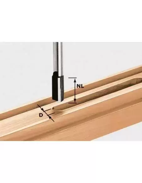 Fraise à Rainurer Avec Queue De 12 Mm HW S12 D16/45 - Festool | IFD Outillage 1 Fraise à Rainurer Avec Queue De 12 Mm HW S12 D16/45 - Festool | IFD Outillage