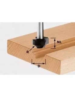 Fraise Quart De Rond HW Avec Queue De 8 Mm HW S8 D17/R3 - Festool | IFD Outillage