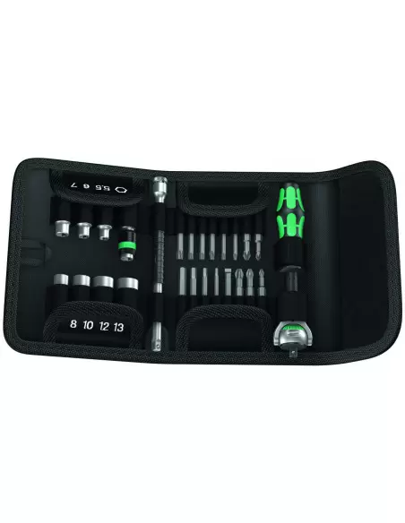 Jeu De Cliquet Zyklop Kraftform Kompakt Speed 1/4" (26 Pièces) - 05051045001 - Wera | IFD Outillage 1 Jeu De Cliquet Zyklop Kraftform Kompakt Speed 1/4" (26 Pièces) - 05051045001 - Wera | IFD Outillage