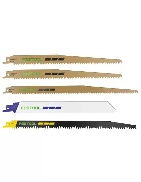 Jeu De Lames De Scie Sabre RS-Sort/5 | 577496 - Festool | IFD Outillage 1 Jeu De Lames De Scie Sabre RS-Sort/5 | 577496 - Festool | IFD Outillage