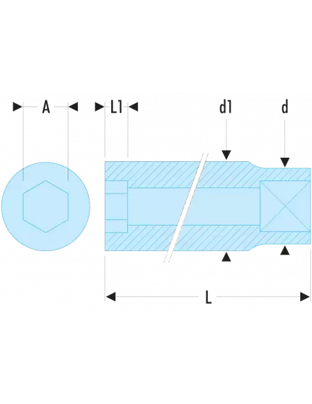 J.HLA - Douilles 3/8" Longues 6 Pans Métriques - J.24HLA - Facom | IFD Outillage 2 J.HLA - Douilles 3/8" Longues 6 Pans Métriques - J.24HLA - Facom | IFD Outillage – Image 2
