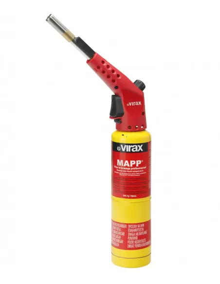 Kit Chalumeau à Gaz MAPP + Cartouche | 521735 - Virax | IFD Outillage 1 Kit Chalumeau à Gaz MAPP + Cartouche | 521735 - Virax | IFD Outillage