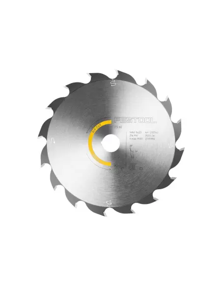Lame De Scie Circulaire HW 168x1,8x20 PW16 WOOD RIP CUT | 205763 - Festool | IFD Outillage 2 Lame De Scie Circulaire HW 168x1,8x20 PW16 WOOD RIP CUT | 205763 - Festool | IFD Outillage – Image 2