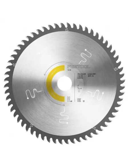Lame De Scie Denture Fine 254x2,4x30 W60 | 575976 - Festool | IFD Outillage 1 Lame De Scie Denture Fine 254x2,4x30 W60 | 575976 - Festool | IFD Outillage
