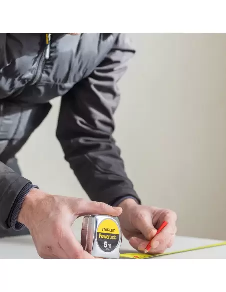 Mesure Powerlock Classic ABS 5m X 25 Mm | 0-33-195 - Stanley | IFD Outillage 3 Mesure Powerlock Classic ABS 5m X 25 Mm | 0-33-195 - Stanley | IFD Outillage – Image 3