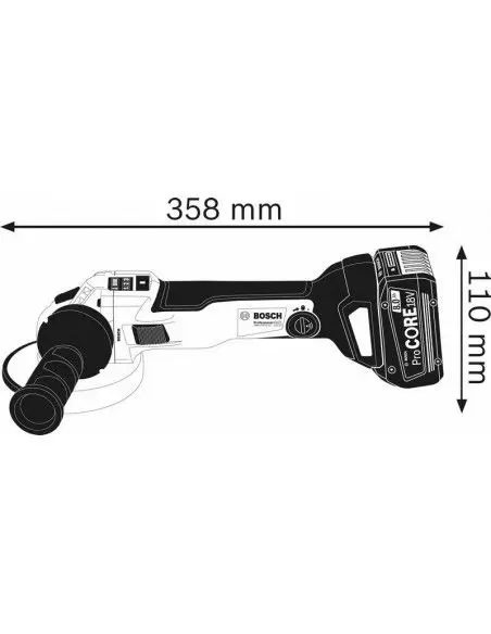 Meuleuse Angulaire Sans Fil GWS 18V-10 SC Solo (connectable) Coffret L-BOXX - 06019G340B - Bosch | IFD Outillage 3 Meuleuse Angulaire Sans Fil GWS 18V-10 SC Solo (connectable) Coffret L-BOXX - 06019G340B - Bosch | IFD Outillage – Image 3