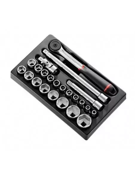 Module Douilles 1/2" 6 Pans Métriques - 23 Pièces - MOD.S161-36 - MOD.S161-36 - Facom | IFD Outillage 1 Module Douilles 1/2" 6 Pans Métriques - 23 Pièces - MOD.S161-36 - MOD.S161-36 - Facom | IFD Outillage