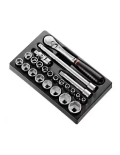 Module Douilles 1/2" 6 Pans Métriques - 23 Pièces - MOD.SL161-36 - MOD.SL161-36 - Facom | IFD Outillage