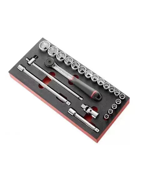 Module Mousse Douilles 1/2" 12 Pans En Pouces - MODM.S161-212U - MODM.S161-212U - Facom | IFD Outillage 1 Module Mousse Douilles 1/2" 12 Pans En Pouces - MODM.S161-212U - MODM.S161-212U - Facom | IFD Outillage