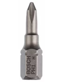 Pack 10 Embouts De Vissage Cruciformes Extra-dure PH1 Longueur 25 Mm | 2607001509 - Bosch | IFD Outillage