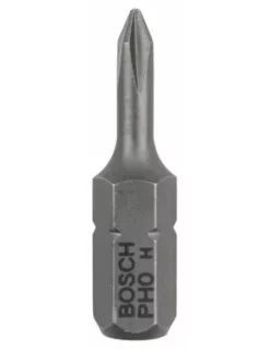 Pack 3 Embouts De Vissage Cruciformes Extra-dure PH 0 Longueur 25mm | 2607001506 - Bosch | IFD Outillage