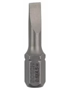 Pack 3 Embouts De Vissage Vis à Tête Fendue Extra-dure S 0.6x4.5 Longueur 25 Mm | 2607001459 - Bosch | IFD Outillage