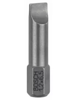 Pack 3 Embouts De Vissage Vis à Tête Fendue Extra-dure S 1.2x6.5 Longueur 25 Mm | 2607001466 - Bosch | IFD Outillage